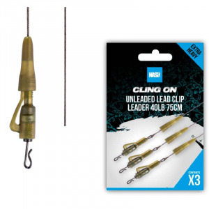 Nash unleaded lead clip leader