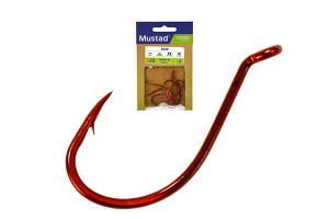 MUSTAD BEAK HOOKS, BIG RED 2X 1 12DB/CSOMAG