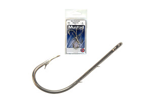 MUSTAD BEAK HOOKS, BAITHOLDER NICKEL 2 10DB/CSOMAG