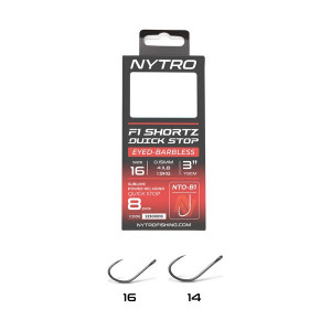 NYTRO NTO-B1 ELŐKÖTÖTT SZAKÁLL NÉLKÜLI QUICK-STOP METHOD ELŐKE 7,5 CM  14/0,13MM