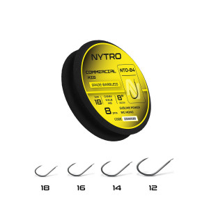 NYTRO NTO4 COMMERCIAL ELŐKÖTÖTT SZAKÁLL NÉLÜLI ELŐKE 20 CM 12/0,13MM